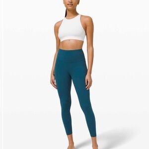 Lululemon Align 25” High Rise Leggings Size 0 Blue Borealis Nulu